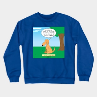 A Golden Non-Retriever Crewneck Sweatshirt